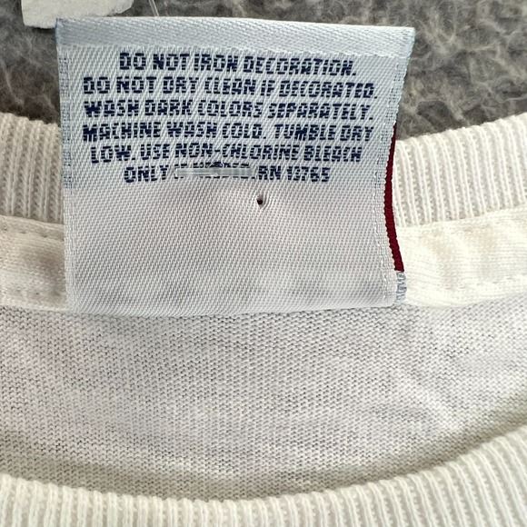 Vintage Y2k American Flag USA 2001 White T-Shirt Sonoma New No Tags READ - Picture 5 of 16